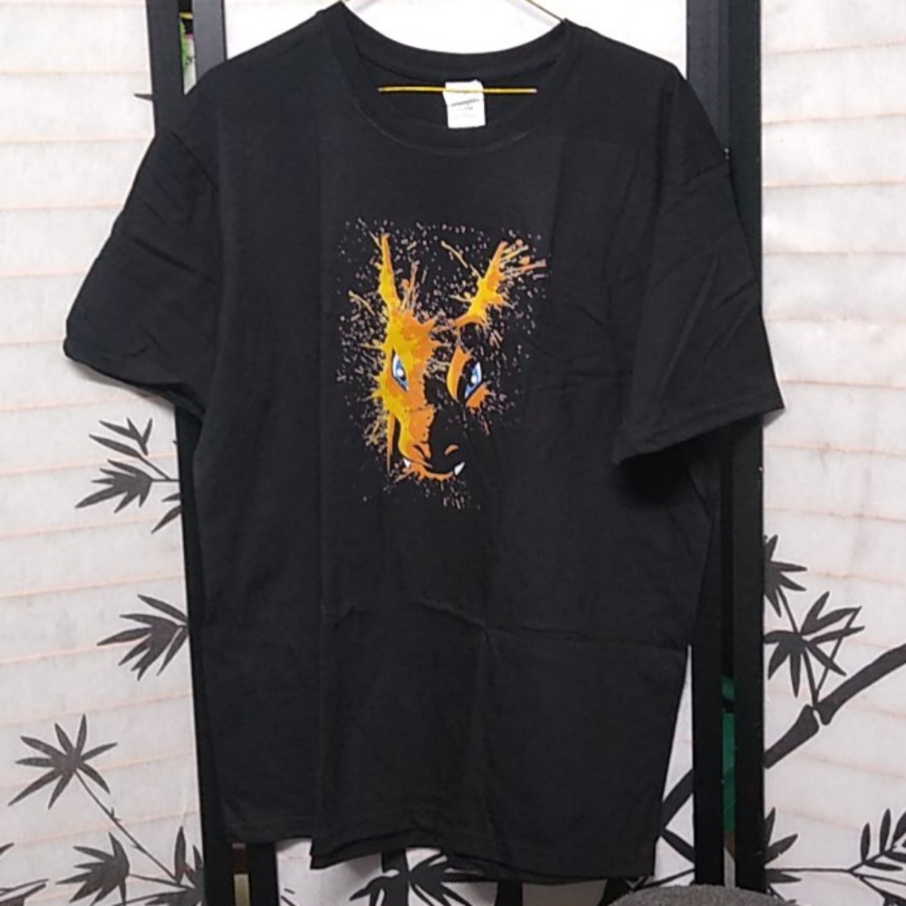 #411 Black Charizard Tee Shirt